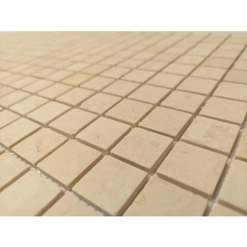 Мозаика из натурального камня Caramelle Mosaic Botticino MAT бежевый 29,8x29,8 см