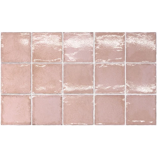 Плитка керамическая Equipe Алтея Дусты Пинк / Altea Dusty Pink глянцевая розовая 27605 10х10 см