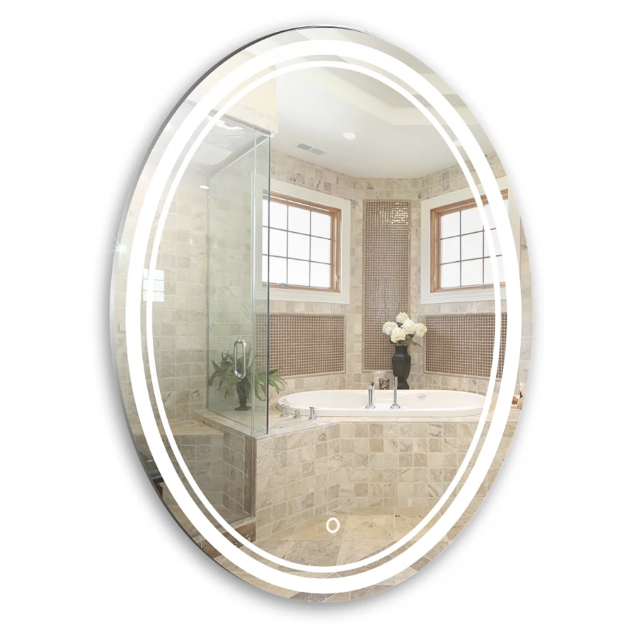 Зеркало Azario Vigo-S сенсорный выключатель с функцией диммера бегущая подсветка LED-00002737 57х77 см