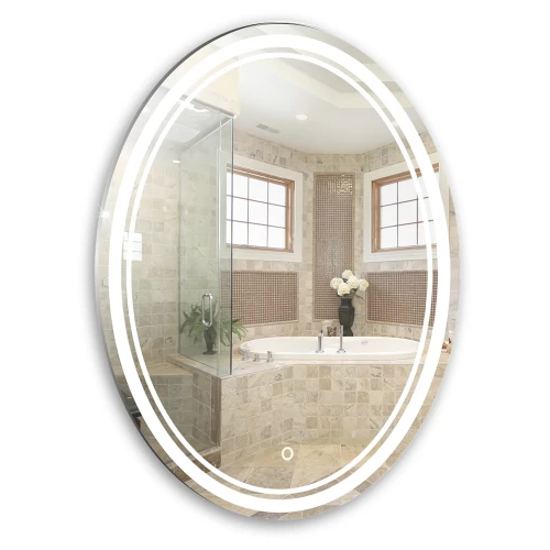 Зеркало Azario Vigo-S сенсорный выключатель с функцией диммера бегущая подсветка LED-00002737 57х77 см