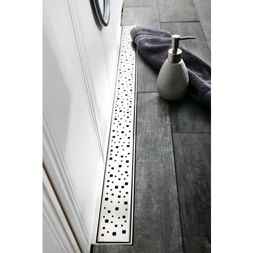 Душевой лоток Creto Quadro с решеткой хром CRE-950 QN-50 95 см