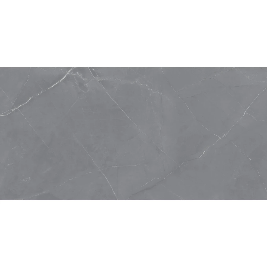 Керамогранит lamore Ceramic Gloss 60х120 Grigio Dark глянцевый серый 60/120-027 120х60 см