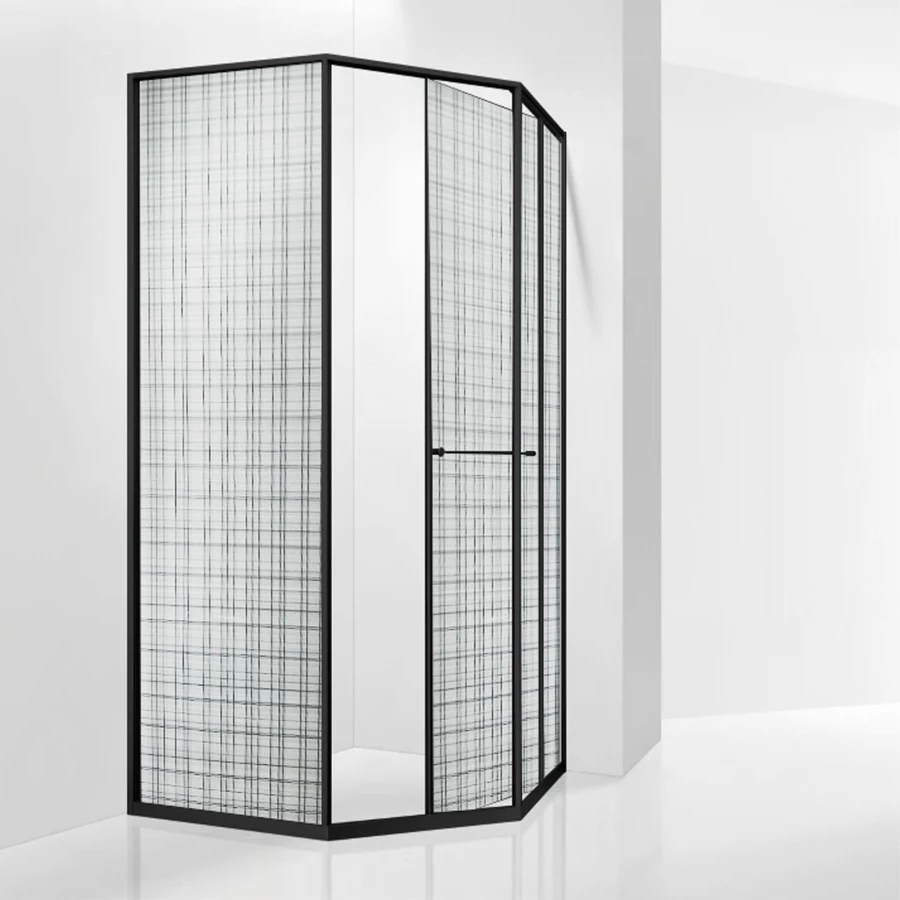 Душевой уголок RGW SV-82B R Черная вуаль 33328282-244R 80х120 см