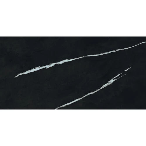 Керамогранит Atlas Concorde Италия Марвел Меравилья Блэк Ориджин / Marvel Meraviglia Black Origin Matte Sensitech матовый под мрамор AJJO 30х60 см 9 мм