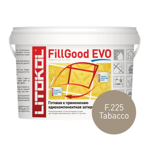 Затирка Litokol FillGood EVO полиуретановая F.225 Tabacco L0496340002 2 кг