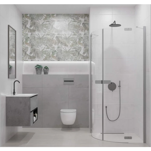 Плитка настенная Azori Fortezza Foglia матовая зеленая 00-00109470 63х31,5 см