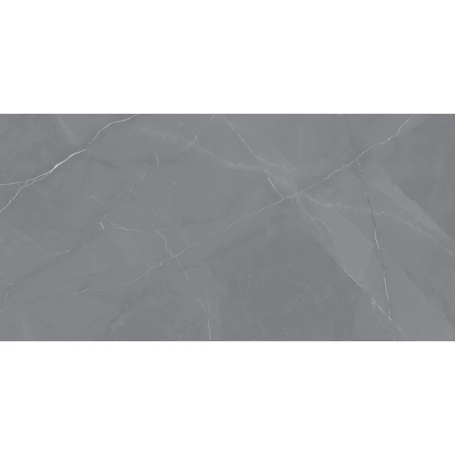 Керамогранит lamore Ceramic Gloss 60х120 Grigio Dark глянцевый серый 60/120-027 120х60 см