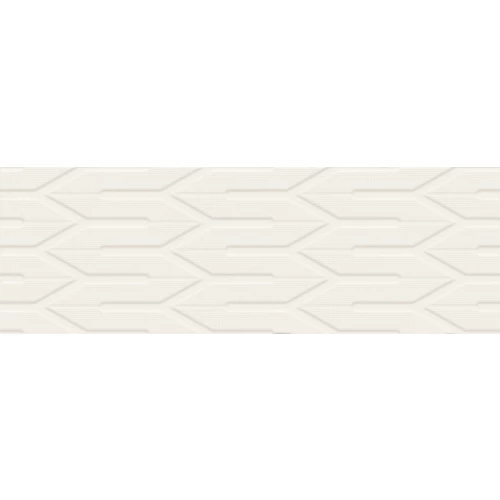 Плитка настенная Ceramika Paradyz Nightwish Bianco B Struktura Rekt 25x75