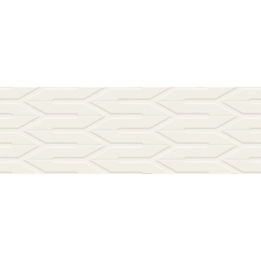 Плитка настенная Ceramika Paradyz Nightwish Bianco B Struktura Rekt 25x75