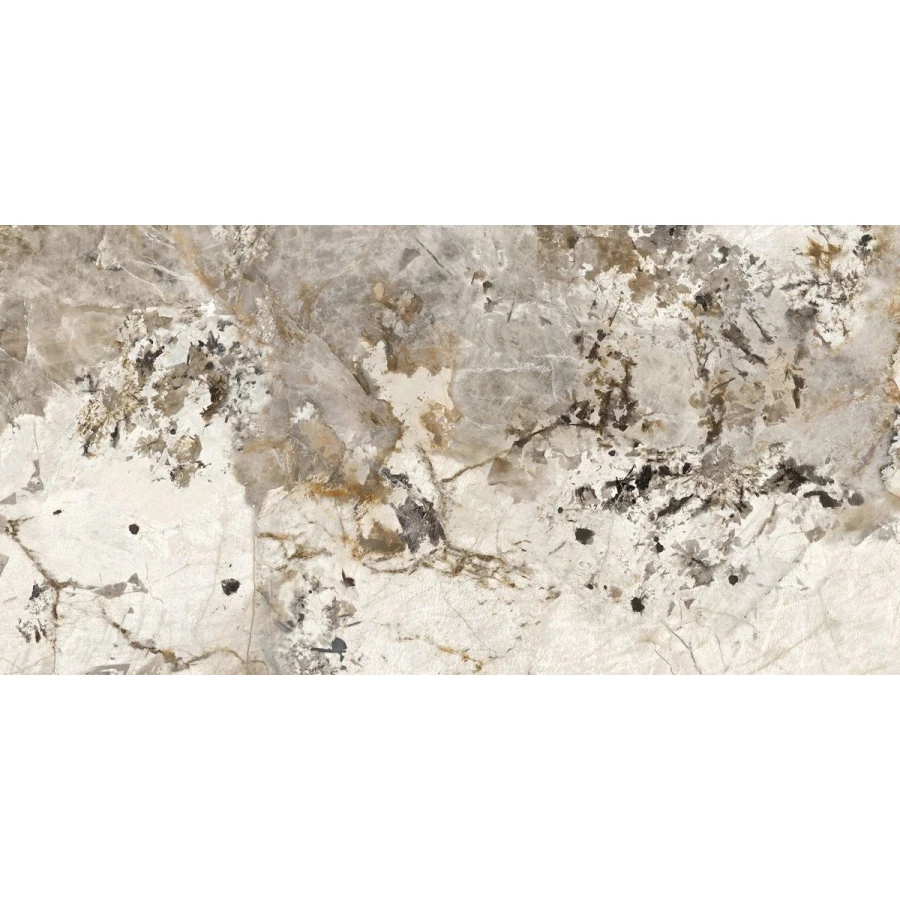 Керамогранит Neodom Luxury Patagonia Polished глянцевый серый N20637 160х80 см