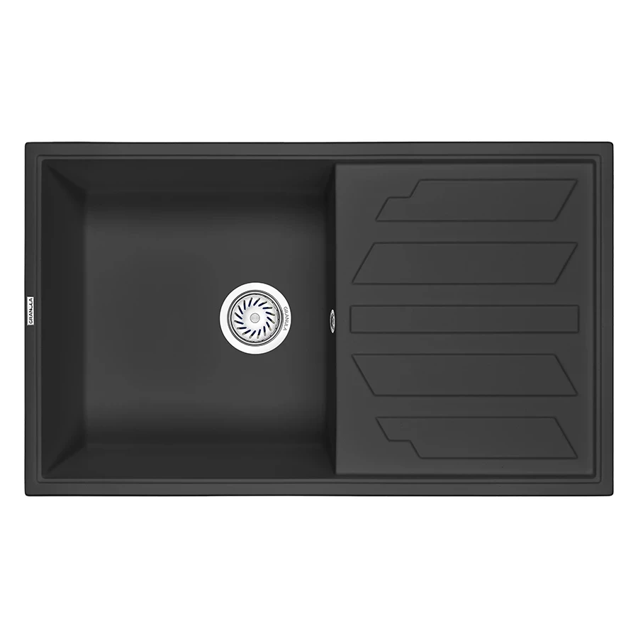 Кухонная мойка Granula 8601, ТУРМАЛИН 86x50 см