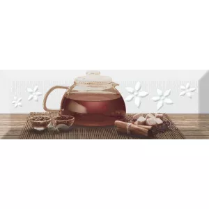 Декор Absolut Keramika Monocolor Tea 02 B Fosker 30х10 см
