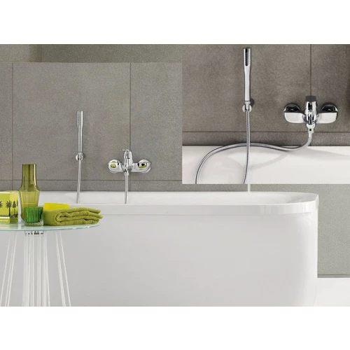 Смеситель для ванны Grohe Eurosmart Cosmopolitan с душевым гарнитуром хром 32832000
