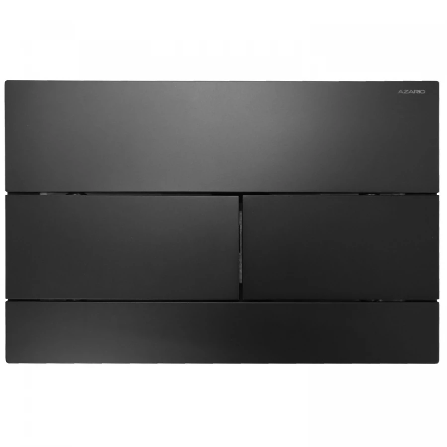 Кнопка смыва Azario New двойная пластик черный матовый AZ-013.04