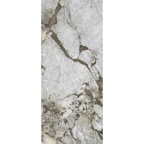 Керамогранит Ceramiche Piemme Makro Revolution Calacatta Iron Satin Ret полуматовый серый 06102 280х120 см