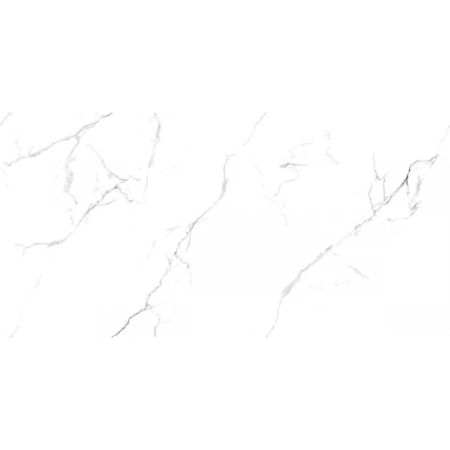 Керамогранит Ceradim Statuario Wonderful белый Полированный 120х60 см