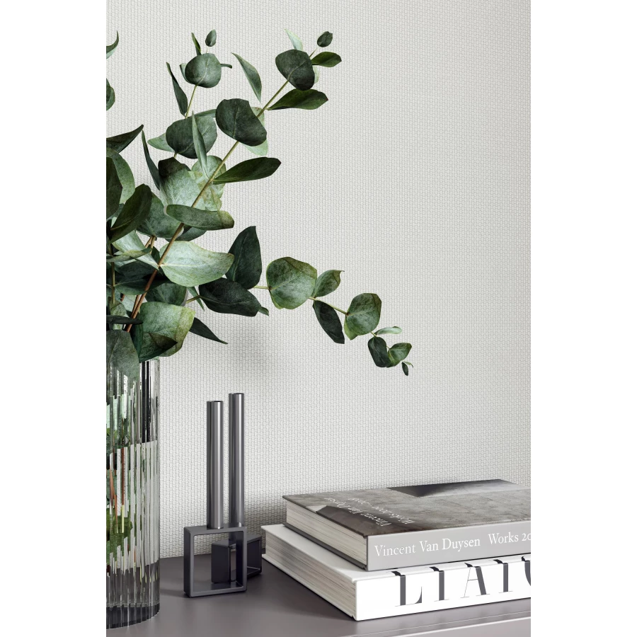 Обои флизелиновые Palitra Home Colorist HomeColor белые HC40423-01 1,06х25 см