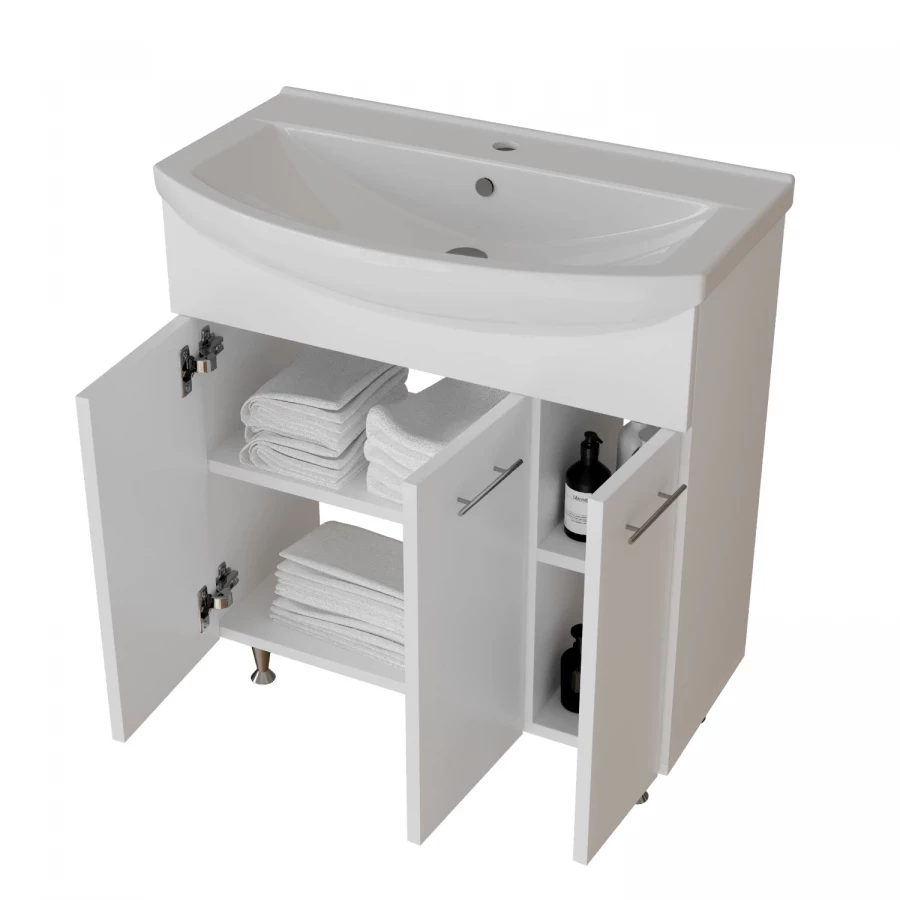 Тумба для ванной MixLine Вега-75 под умывальник Best-75 553564