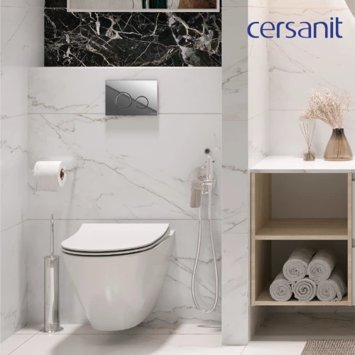 Комплект Cersanit City smart co dpl eo slim link pro twins пластик хром глянцевый A68306