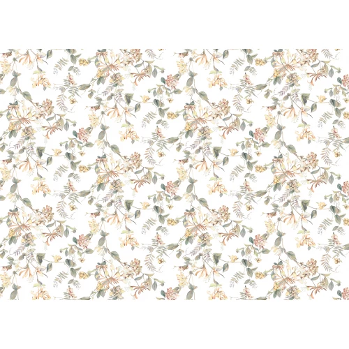 Обои флизелиновые Marburg Flora белые 47455 0,53х10,05 м