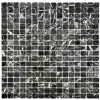 Мозаика Orro Mosaic Стоне Неро Марквина 15х15 матовая черная 30,5х30,5 см