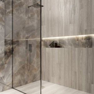 Керамогранит Creanza Mordic Wood Grey матовый светло-серый CW-RT16-B 120х20 см