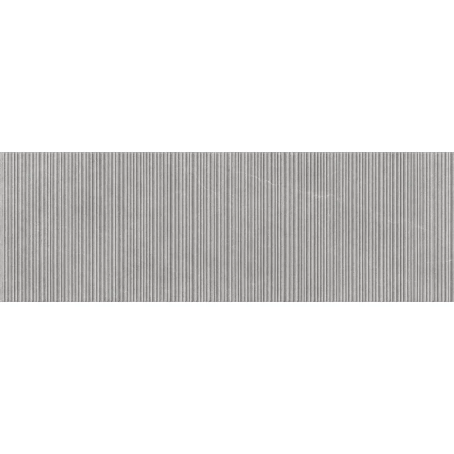 Плитка керамическая Eurotile Ceramica Ройс / Royce Грэй рельеф матовая серая 238 100х32,5 см