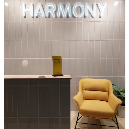 Плитка настенная Harmony Peronda Рим Санд Десор / Rim Sand Decor глянцевая бежевая 31920 45х15 см