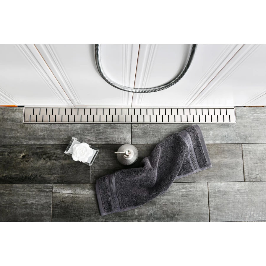 Душевой лоток Creto Snake с решеткой хром CRE-350 SH 35 см