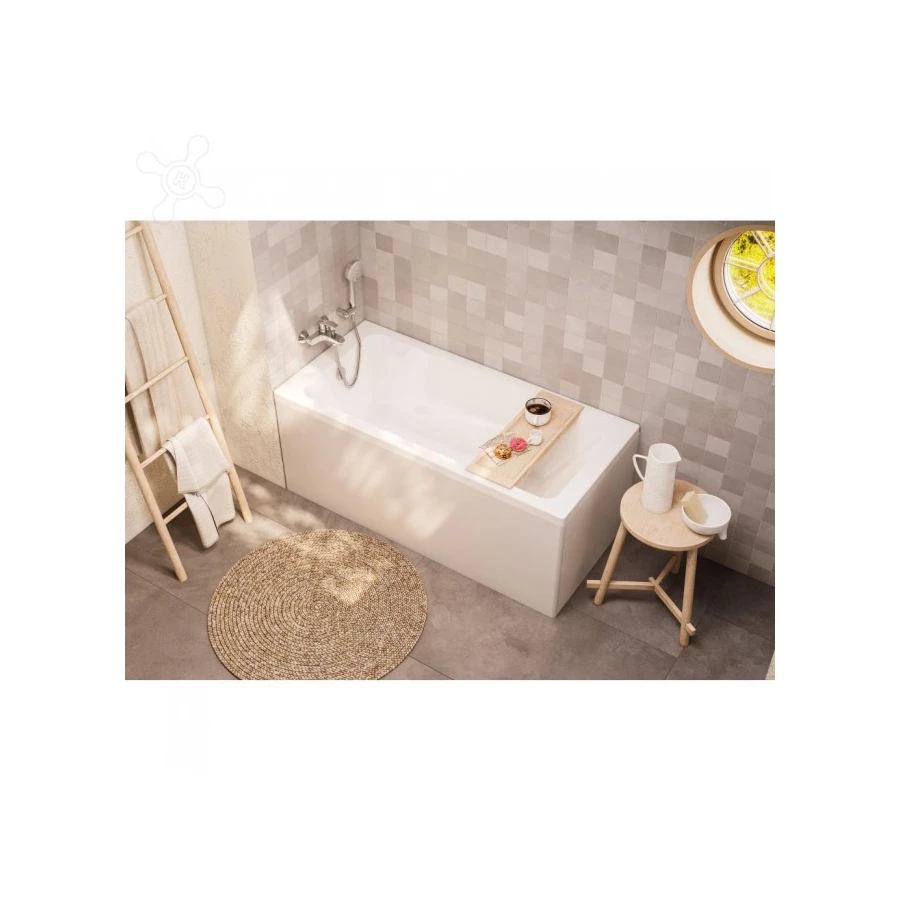 Ванна акриловая Roca Leon прямоугольная белый 7.2486.5.800.0 170x70 см