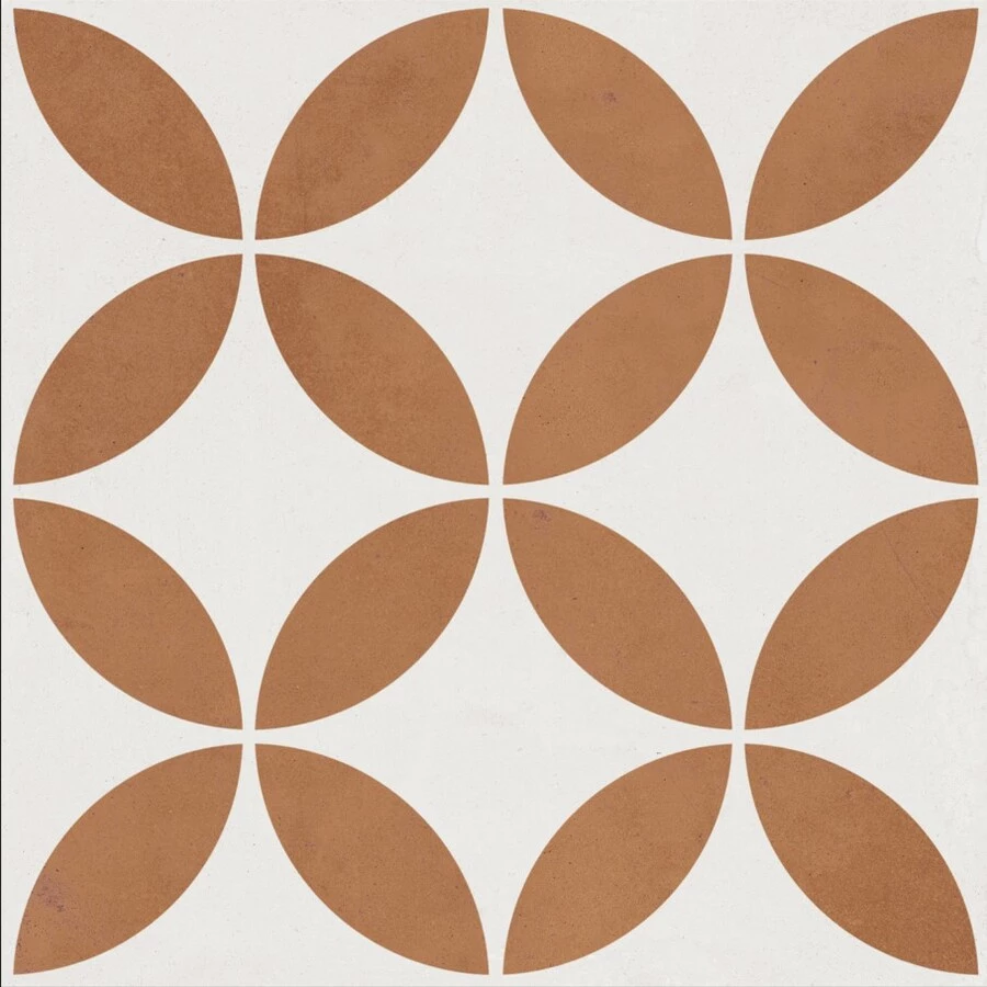 Керамогранит Harmony Peronda Mayari Clay Petals LT матовый коричневый 3386037797 22,3х22,3 см