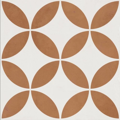 Керамогранит Harmony Peronda Mayari Clay Petals LT матовый коричневый 3386037797 22,3х22,3 см