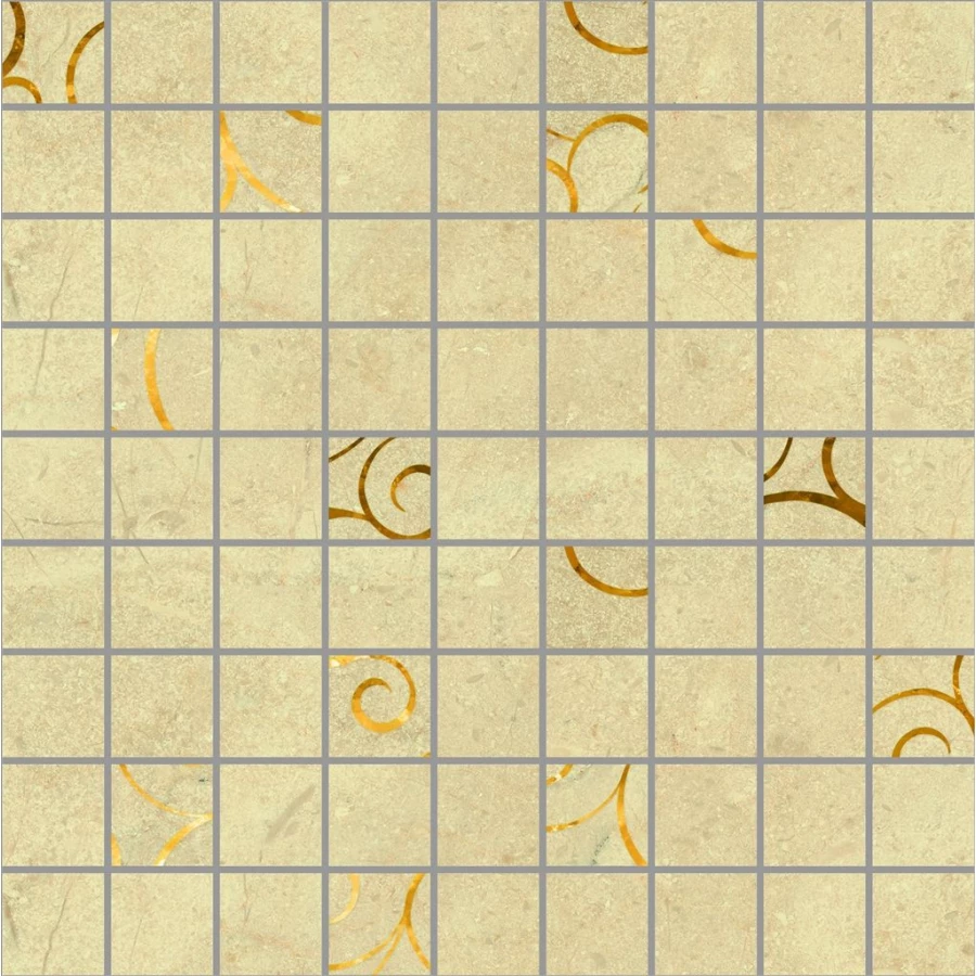 Мозаика Lasselsberger Ceramics Миланезе дизайн 4 натуральный 1932-1085 30х30 см