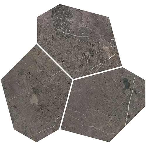 Декор Kerama Marazzi Марсель наборный обрезной глянцевый коричневый KMD2HID024BR 26,5x25,5 см