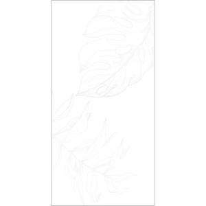 Керамогранит Global Tile Lavina ботаника матовый белый GT1206016603MDR2 120х60 см