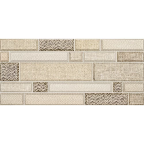 Плитка облицовочная InterCerama Textiles светло-коричневый 50*23 см