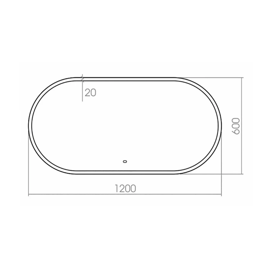 Зеркало Creto Forestina 14-1200600B 120х60 см