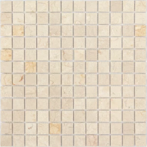 Мозаика из натурального камня Caramelle Mosaic Botticino MAT бежевый 29,8x29,8 см