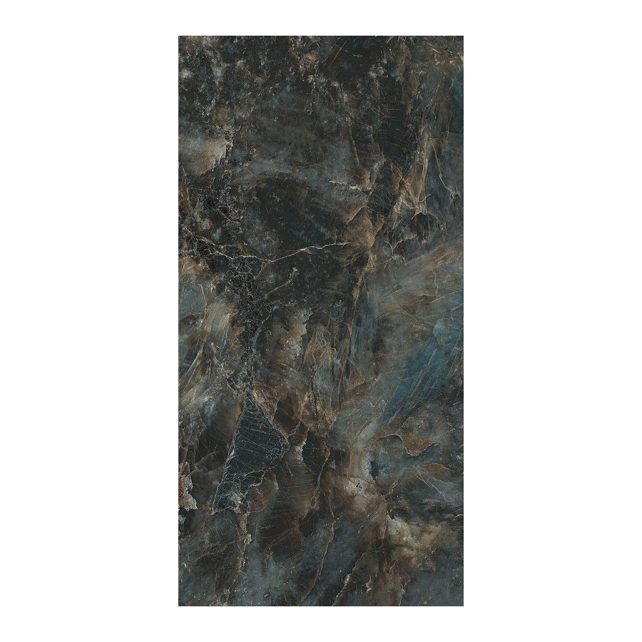 Керамогранит Marjan Tile Stone Emerald Galaxy & Blue глянцевый серо-синий 8350 120х60 см