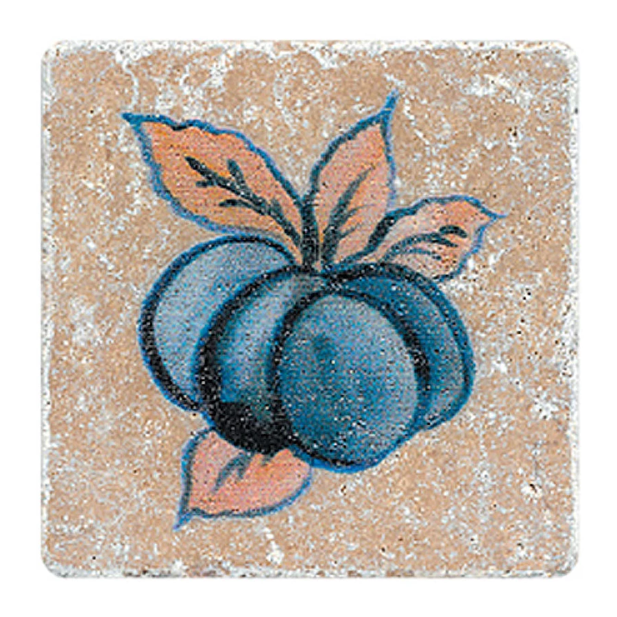 Керамогранит Toscana Натуральный травертин Десерт №4 10x10 см