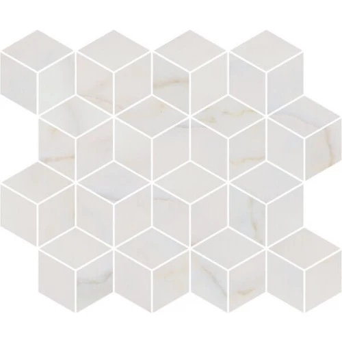 Декор Kerama Marazzi Греппи белый мозаичный 45x37,5