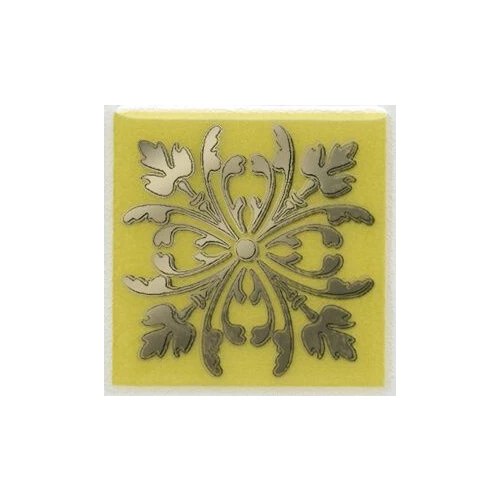 Вставка Kerama Marazzi Клемансо оливковый 4,9х4,9 см