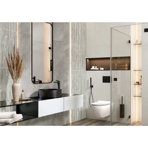 Керамогранит ALMA Ceramica Рок Лайн / Rock Line матовый серо-бежевый GFA3060RKL37R 60х30 см