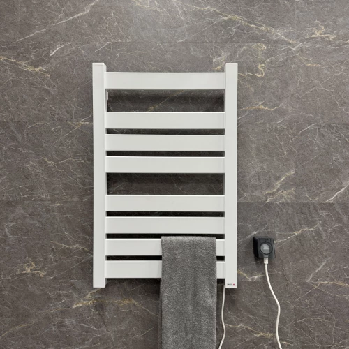 Полотенцесушитель электрический Fixsen Hi-Tech белый FX-7500W 80х50 см