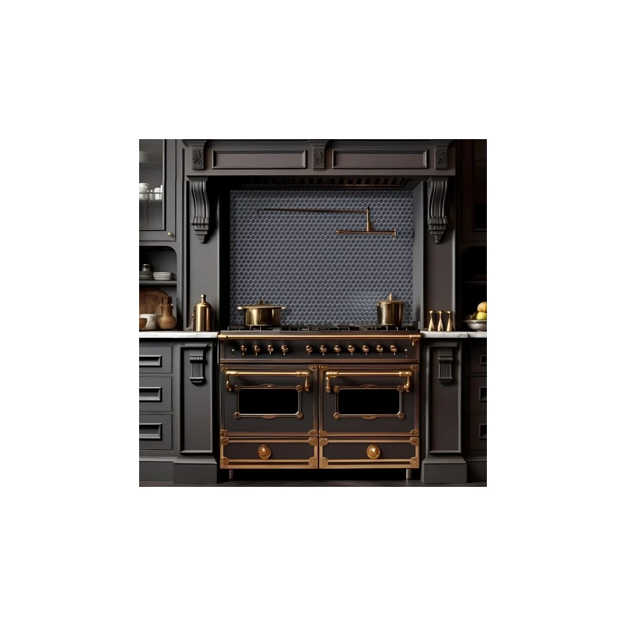 Мозаика Bonaparte Керамогранитная мозаика Round blue gray 28х28 серая 33х31,2 см