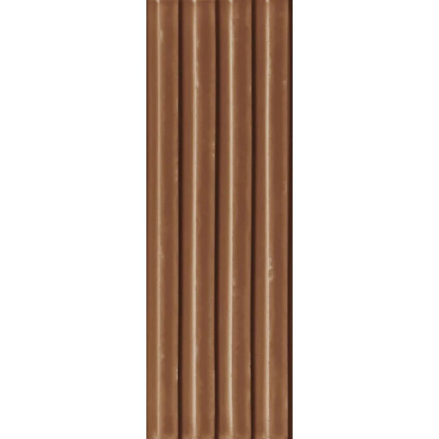 Плитка настенная Cifre Gare Terra Brillo глянцевая коричневая CFR000083 30,5х10 см