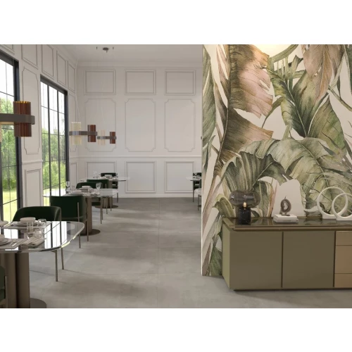 Керамогранит Meili Ceramic Ocean Gray Matt матовый серый 120х120 см