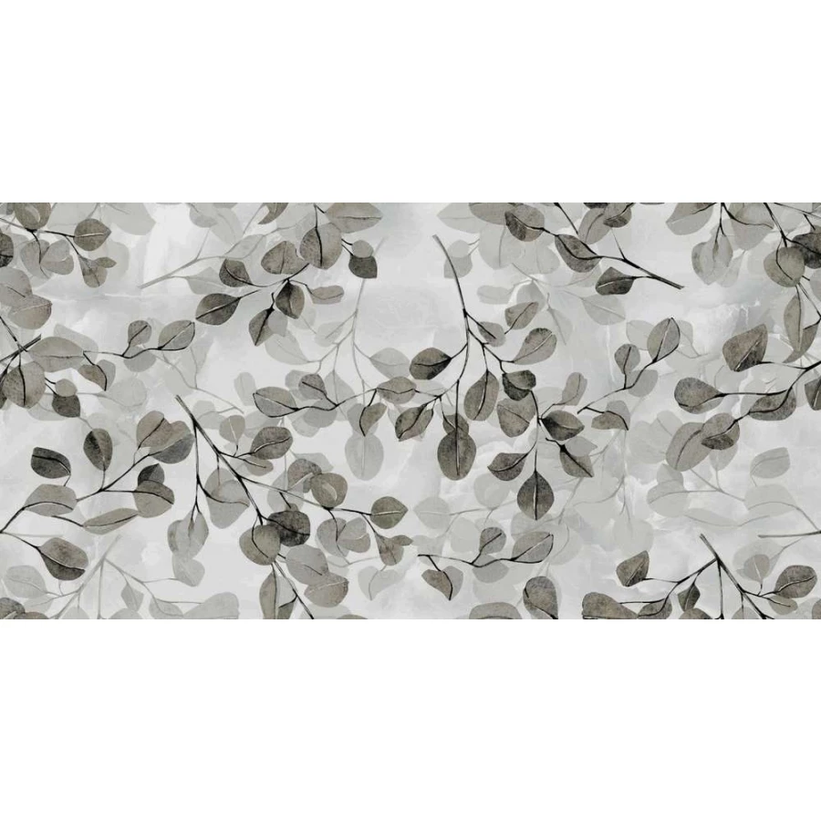 Плитка настенная Primavera Сильвия Декор серый глянец TP3666H 60х30 см