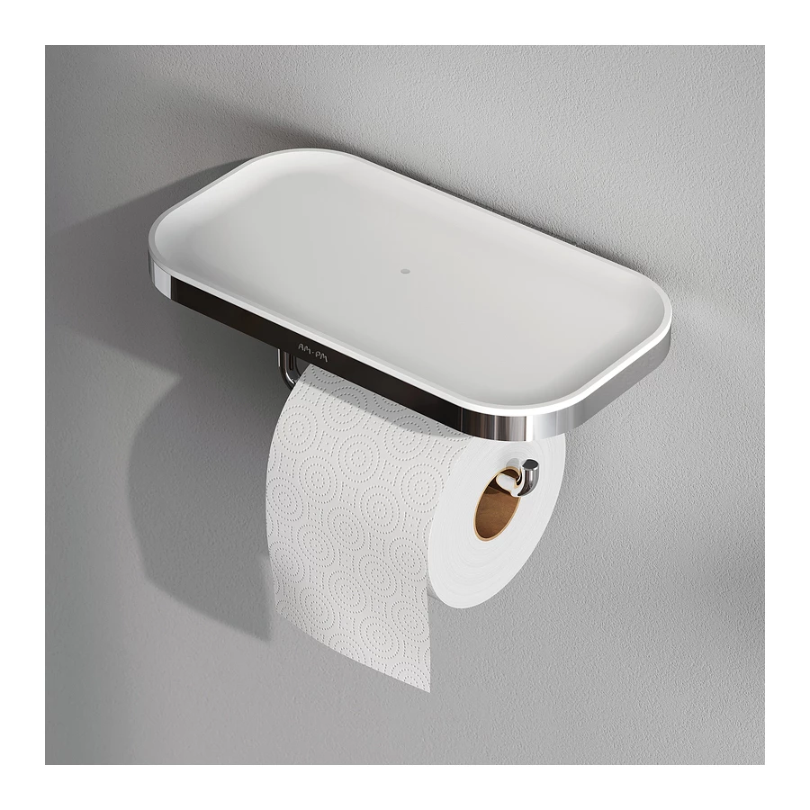 Держатель для туалетной бумаги с полкой Am Pm Func A8F341400