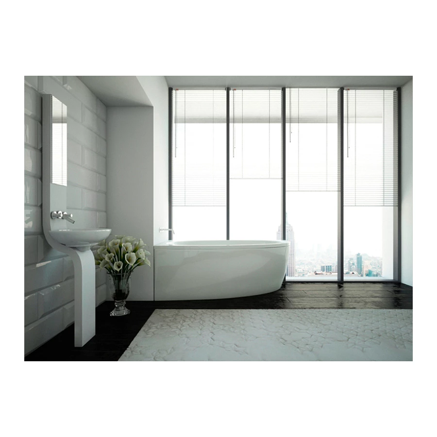 Ванна акриловая Aquatek Дива левая без гидромассажа DIV160-0000001 160x90 см